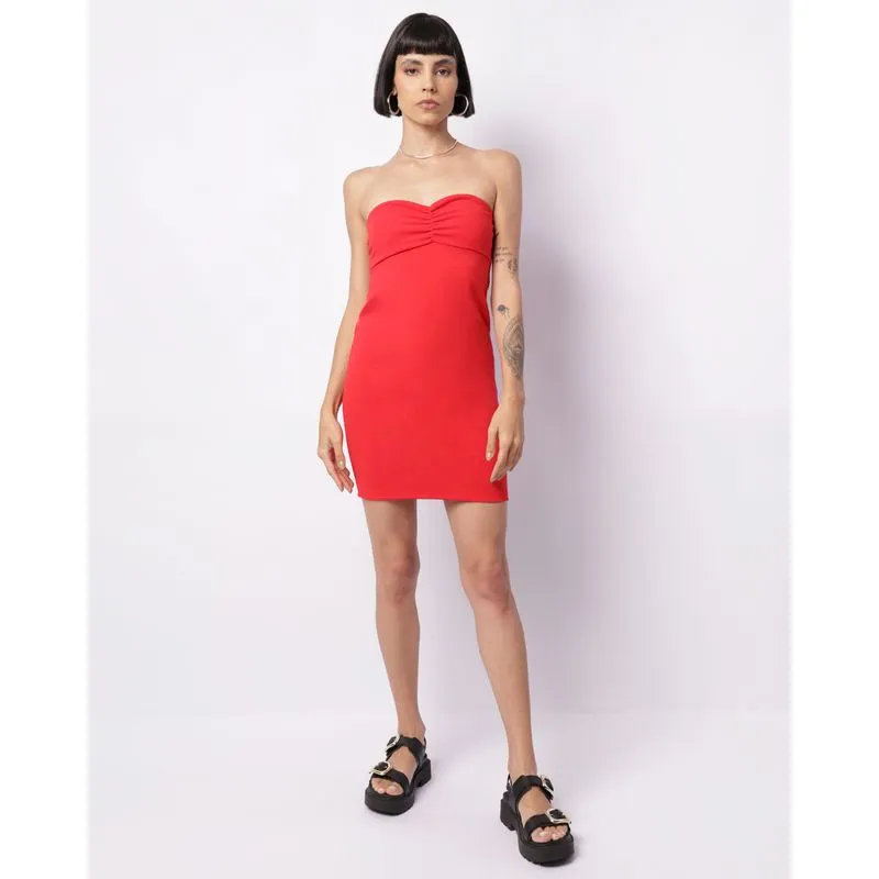 Vestido Feminino Tomara Que Caia Two Way Vermelho M
