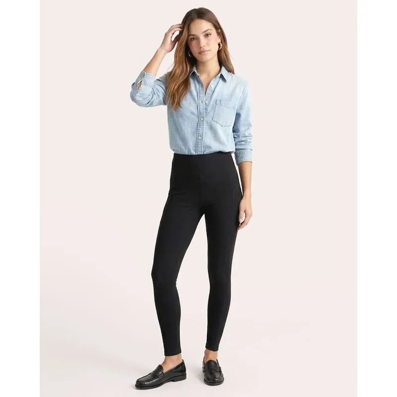 Calça Legging Feminina Sem Costura Preta P