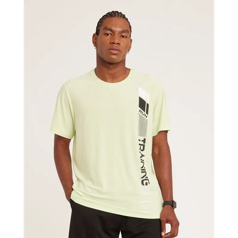 Camiseta Esportiva Masculina Dry Fit Training Neon Verde GG