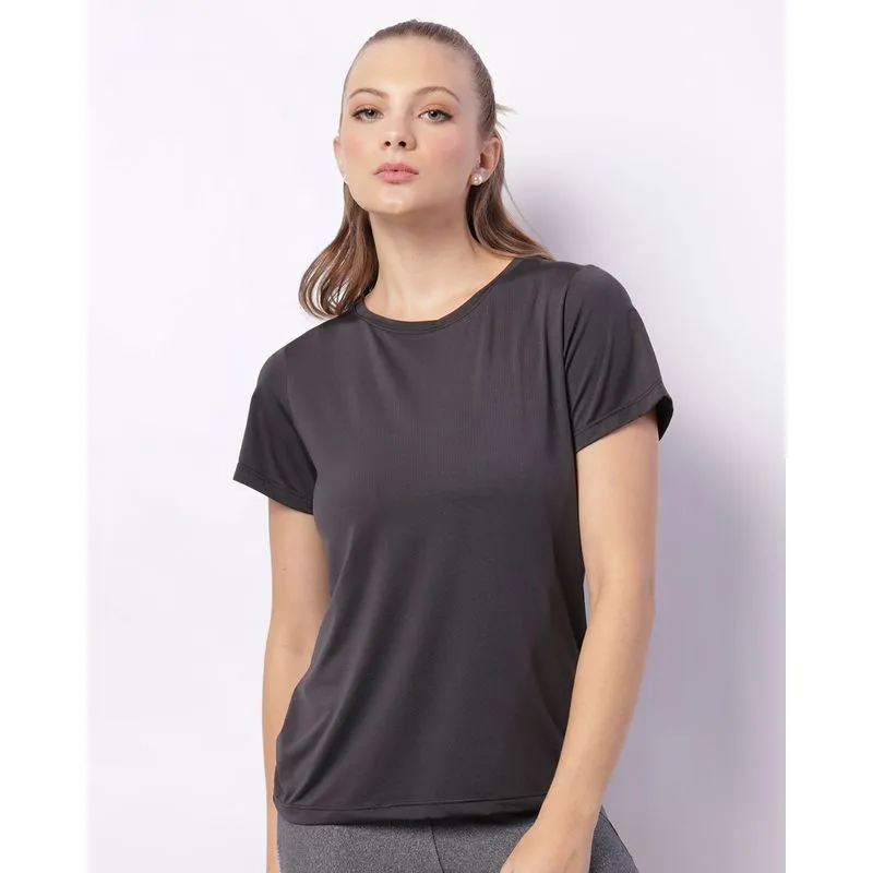 Blusa Fitness Feminina Fitter Dry Fit Furadinha Preta M