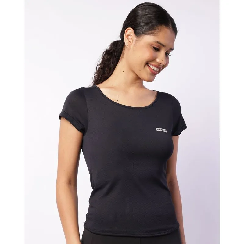 Blusa Fitness Feminina Fitter Mullet Furinhos Preta G