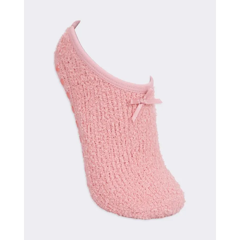 Meia Feminina Sapatilha Chenille Fitter Antiderrapante Rosa 34 A 38