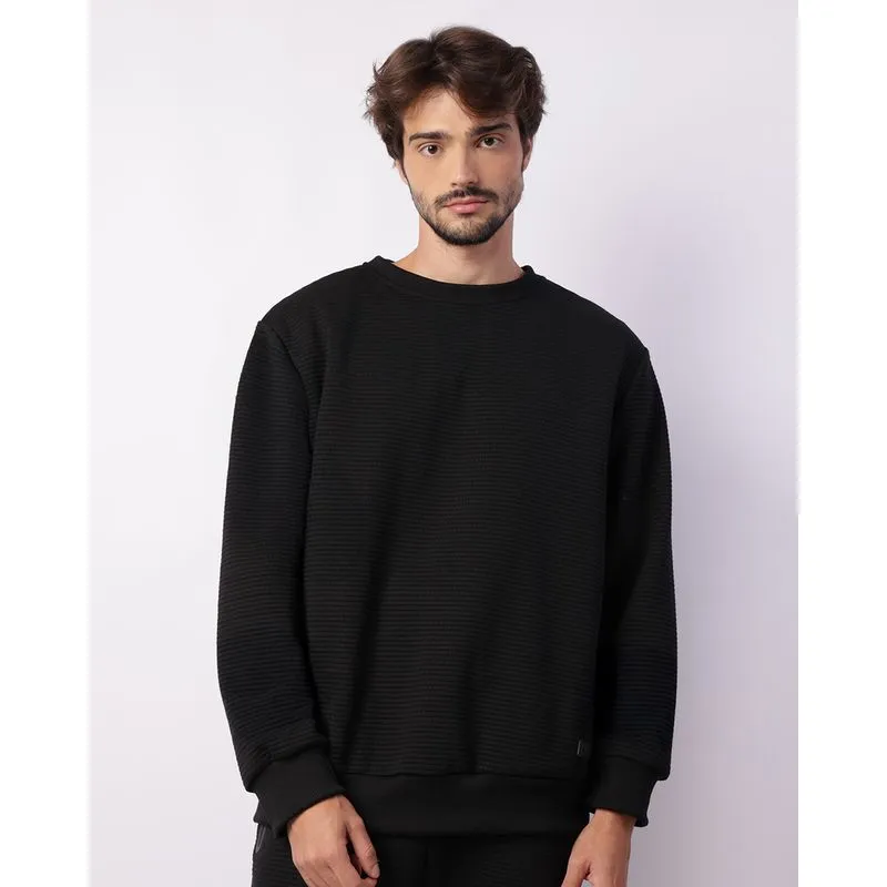 Blusão Masculino Texturizado Preto P