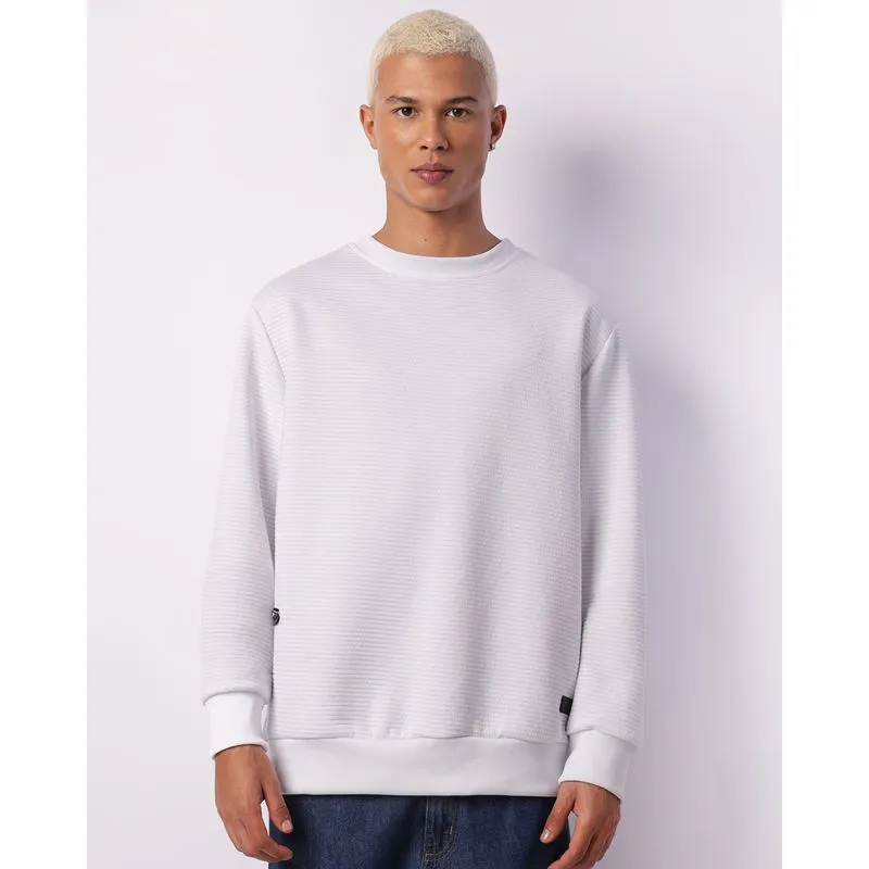 Blusão Masculino Texturizado Branco GG