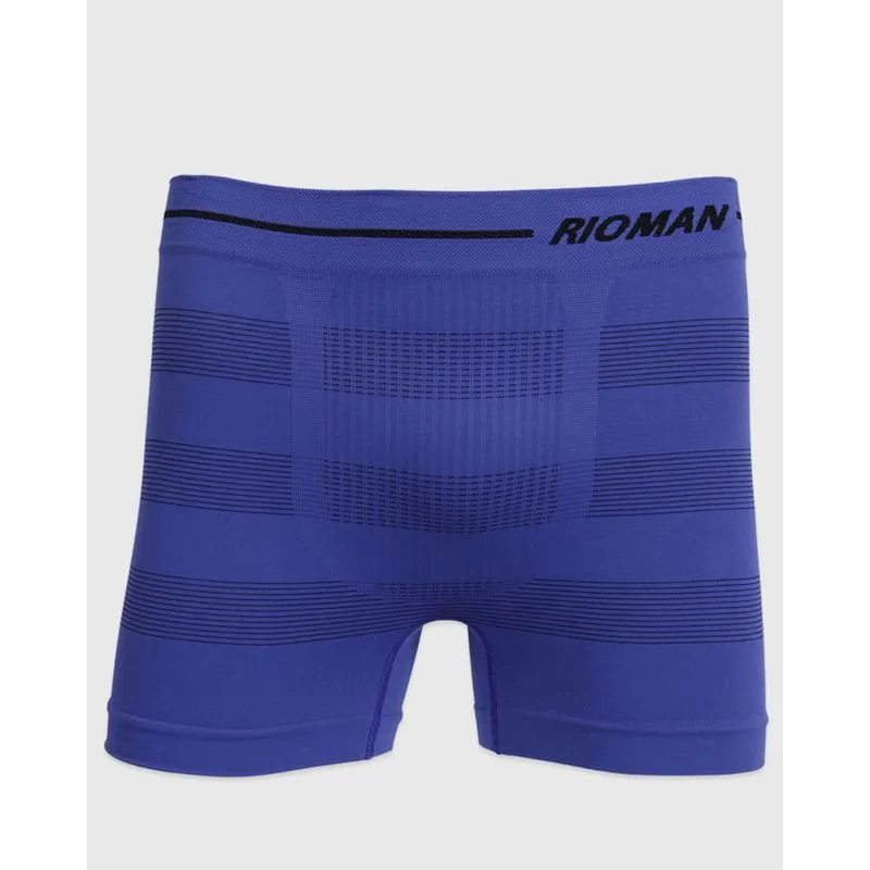 Kit 2 Cuecas Masculino DelRio Boxer Azul E Preta G