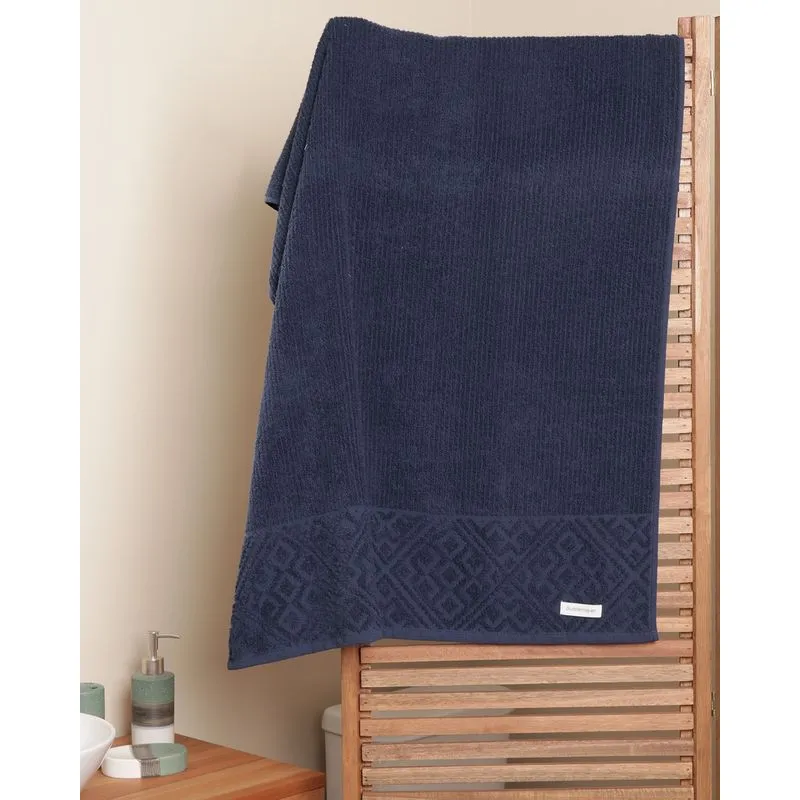 Toalha de Banho Buddemeyer Algodão 70cm x 130cm Marinho UN