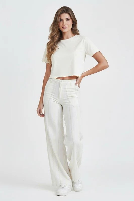 CALCA PANTALONA 30163 OFF WHITE / GG