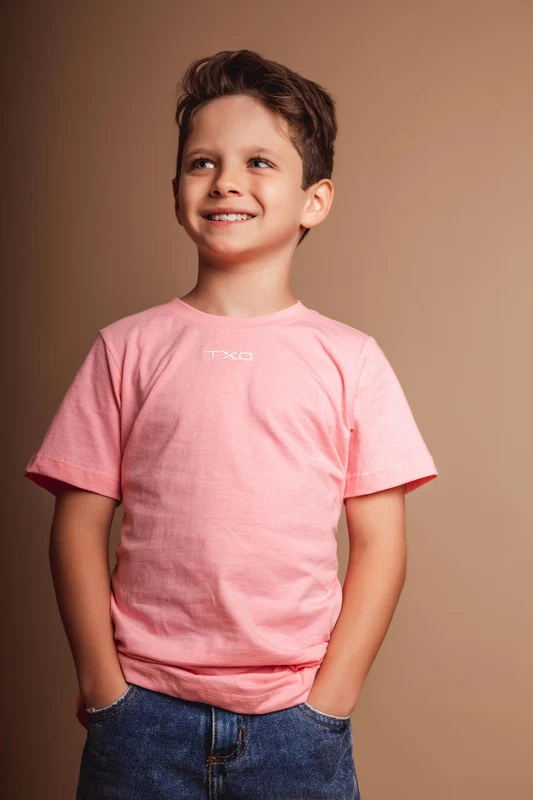 CAMISETA REGULAR FIO 30 BORDADA 19729i INFANTIL AMARELO BB / 2