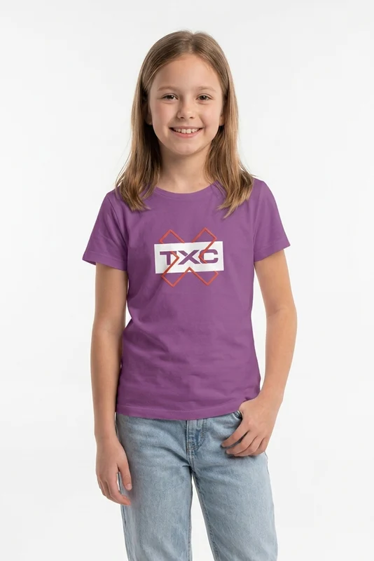 CAMISETA SLIM 50964I INFANTIL ROXO / 12A
