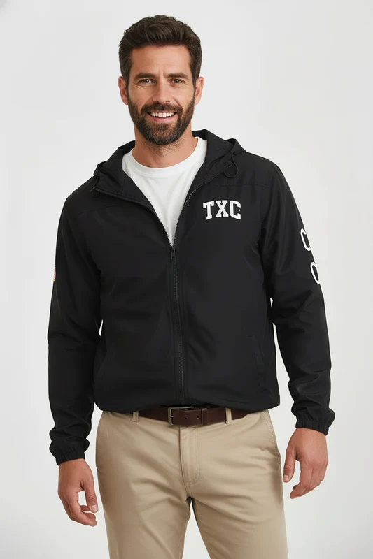 JAQUETA COM CAPUZ WINDBREAKER 3297 PRETO / G
