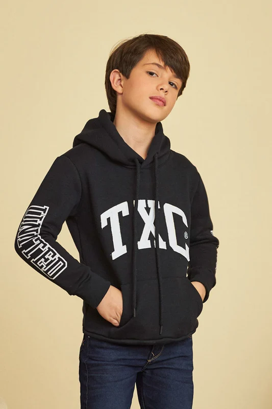 MOLETOM CUSTOM ML BORDADO 3354I INFANTIL PRETO / 6A