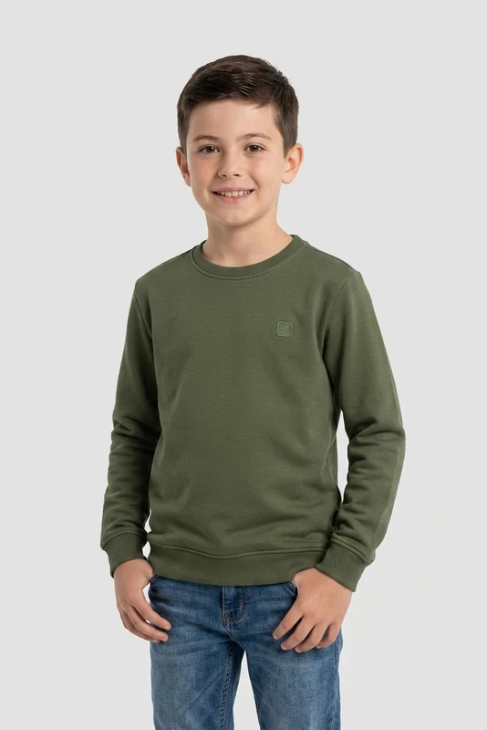 MOLETOM ML 3414I INFANTIL VERDE MILITAR / 4A