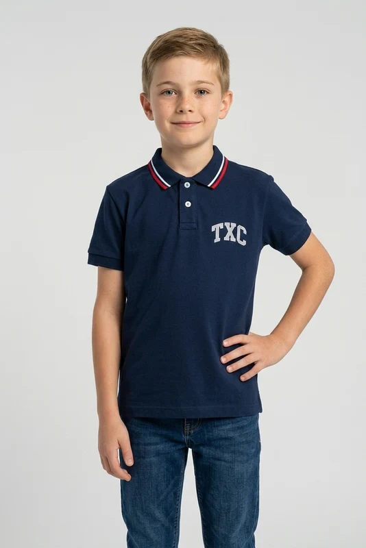 POLO REGULAR 6816I INFANTIL MARINHO / 8A