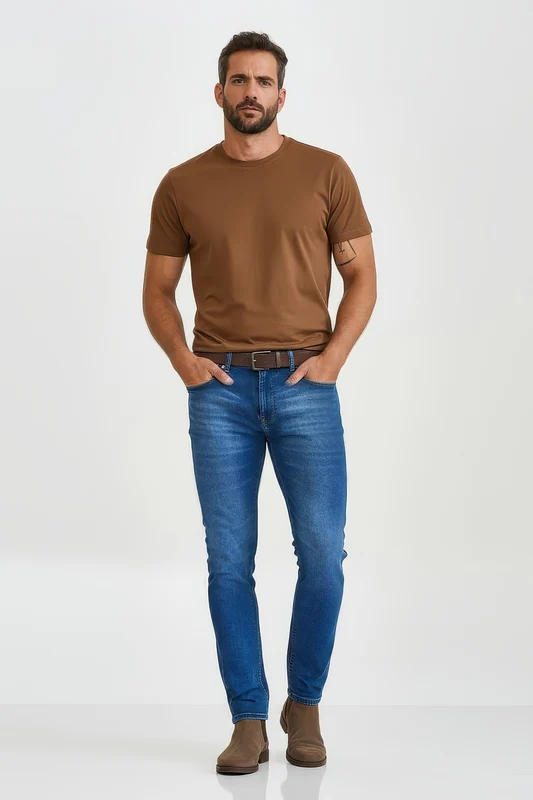 CALCA JEANS SLIM STRETCH 18287 JEANS / 46