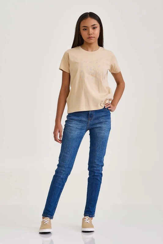 CALCA JEANS SKINNY STRETCH 30172I INFANTIL JEANS / 10A