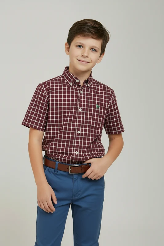 CAMISA REGULAR TRICOLINE 29238CI INFANTIL XADREZ / 6A