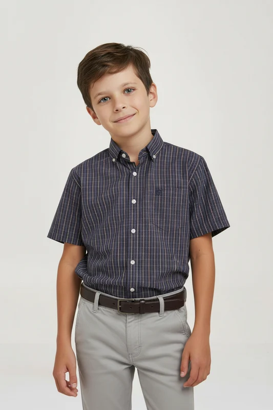 CAMISA REGULAR TRICOLINE 29240CI INFANTIL XADREZ / 8A