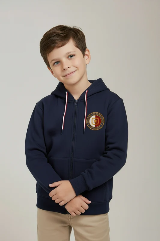 MOLETOM CAPUZ 3461I INFANTIL OFF WHITE / 6A