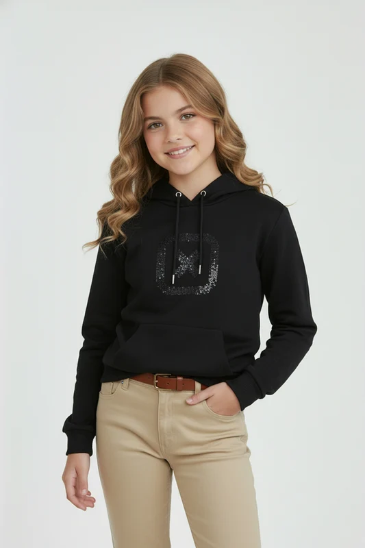 MOLETOM REGULAR 9208I INFANTIL PRETO / 2A