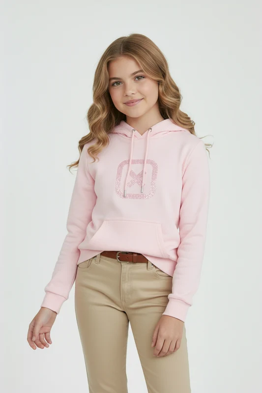 MOLETOM REGULAR 9208I INFANTIL ROSA CLARO / 2A