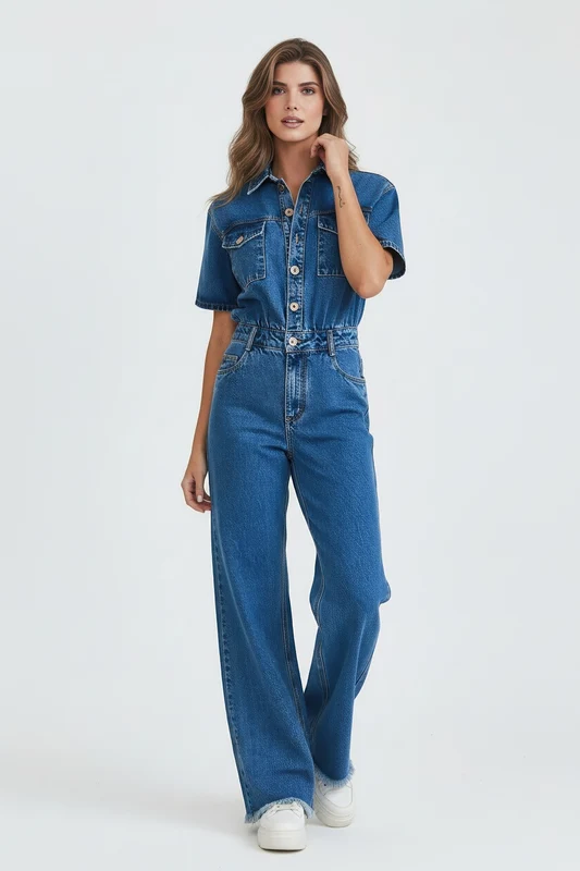 MACACAO JEANS WIDE LEG 7005M JEANS / M