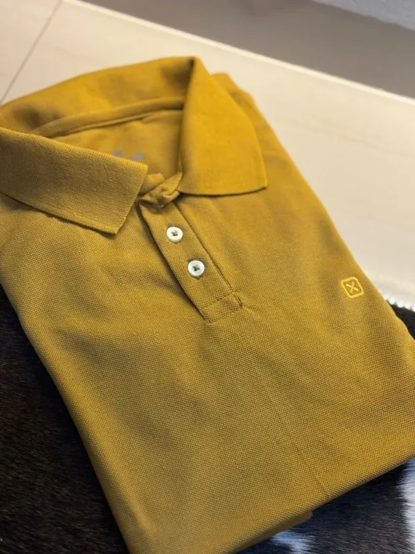 POLO SLIM PIQUET 27305 CARAMELO