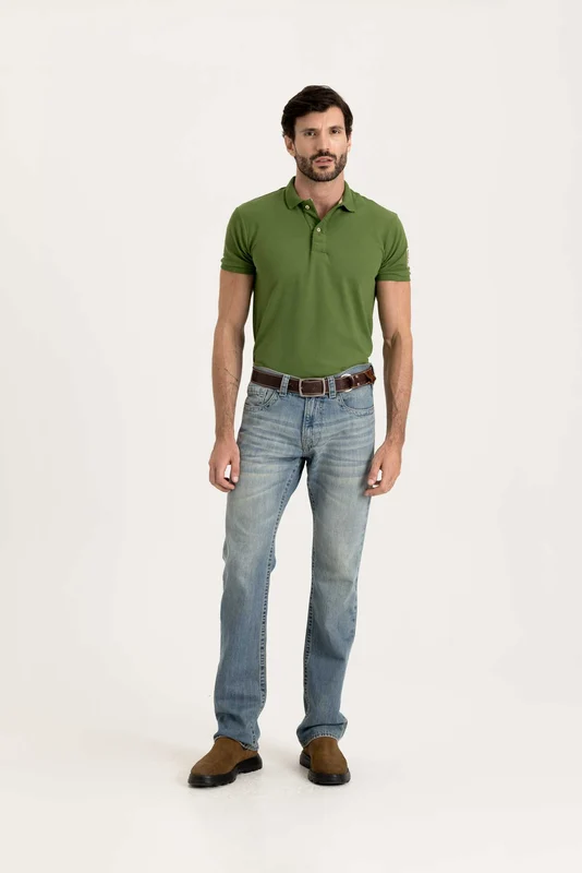 POLO REGULAR PIQUET 6931 VERDE MILITAR / M