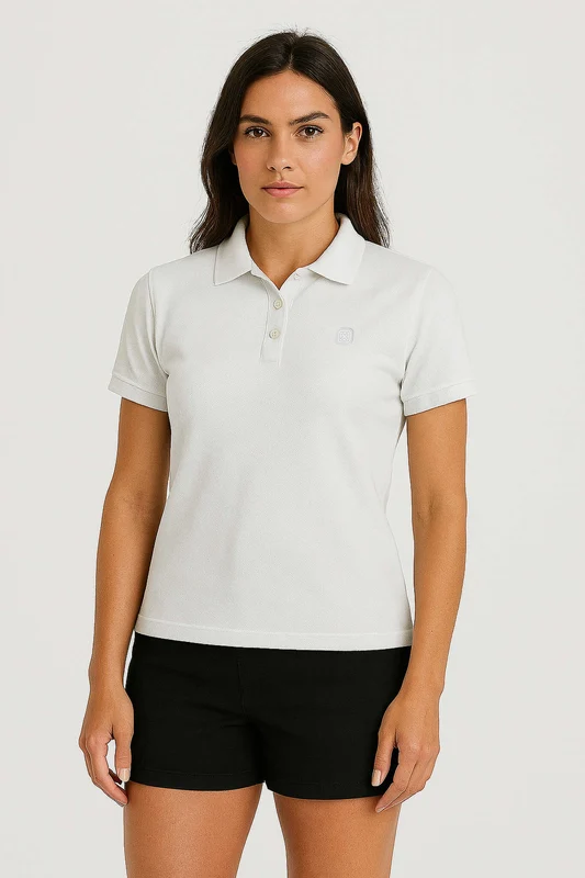 PA POLO SLIM PIQUET 27310 BRANCO / P