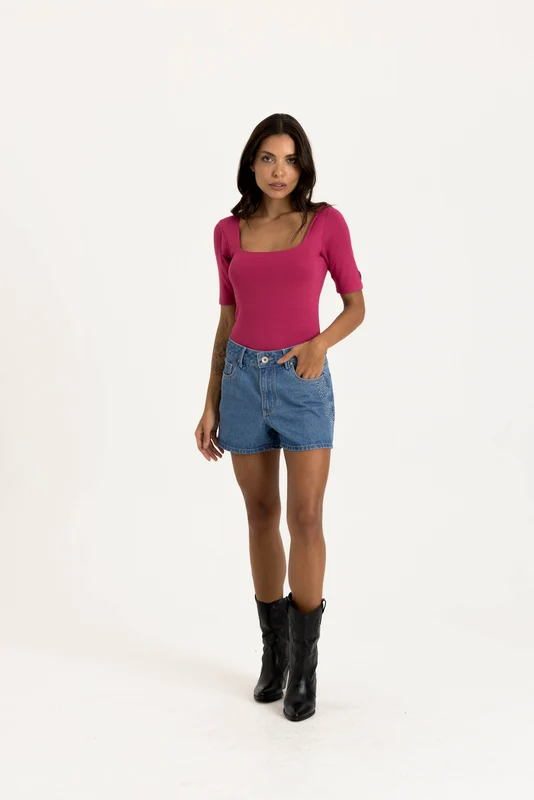 BODY SLIM MALHA 51155 ROSA / P