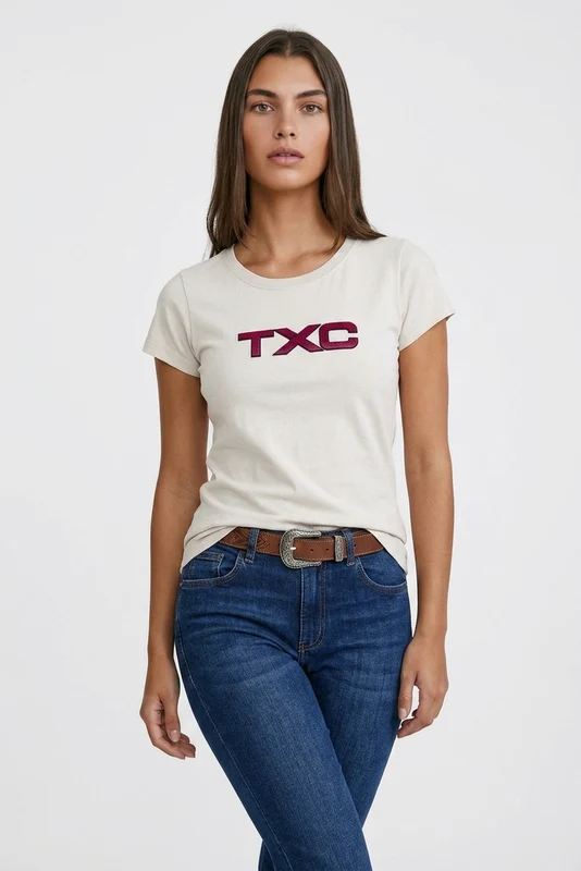 CAMISETA SLIM FIO 30 PENTEADA 51180 OFF WHITE / G