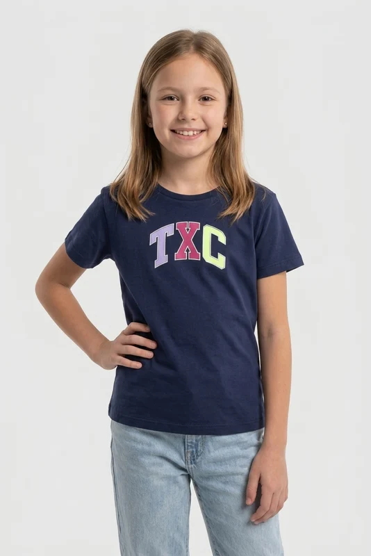 CROPPED REGULAR MOLETOM 51208I INFANTIL MARINHO / 12A