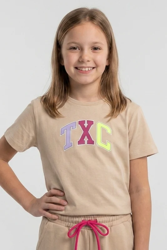 CROPPED REGULAR MOLETOM 51208I INFANTIL BEGE / 6A