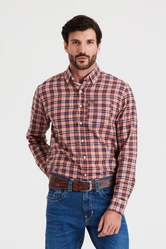 CAMISA REGULAR FLAME 29348L XADREZ / M