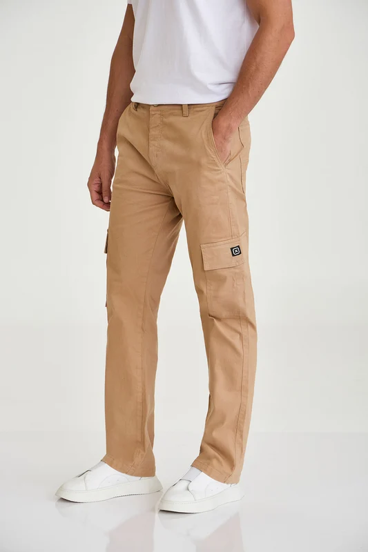 CALCA CARGO SARJA 18355 KHAKI / 44