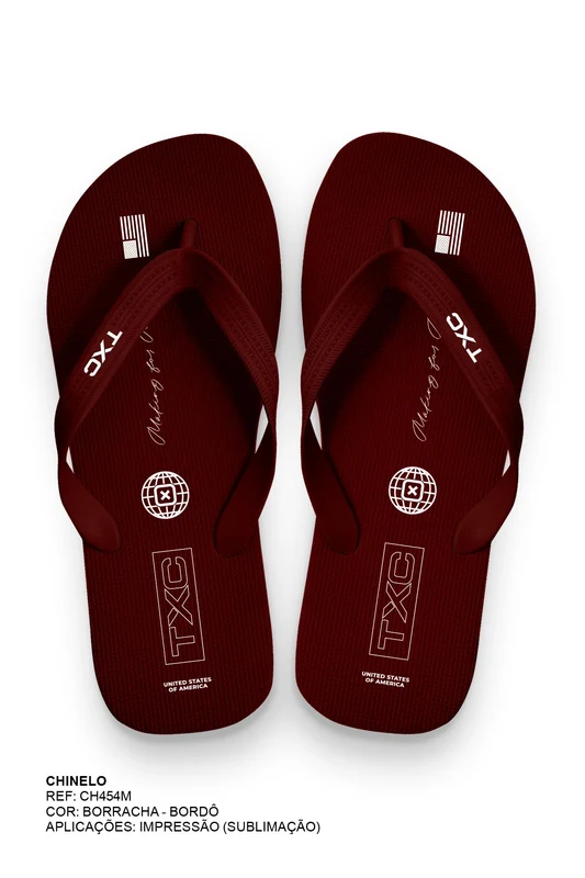 CHINELO TIRAS BORRACHA CH454M PRETO / 40