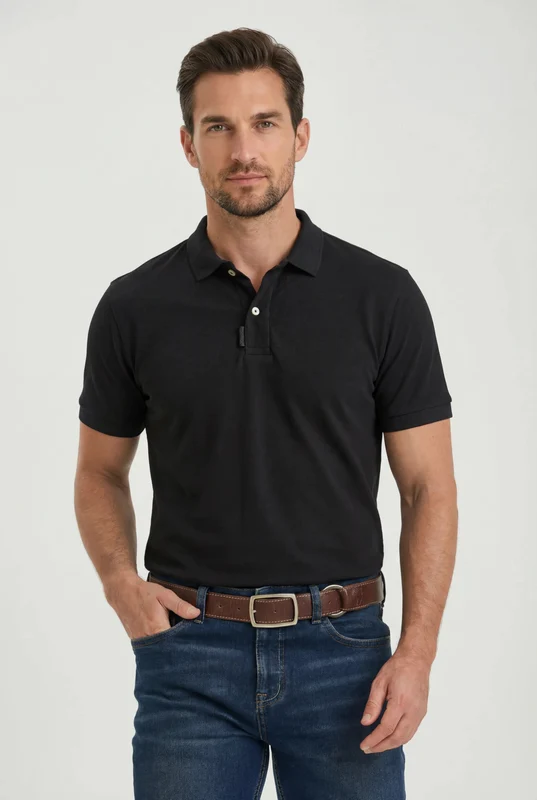 POLO REGULAR PIQUET 6965 PRETO / P