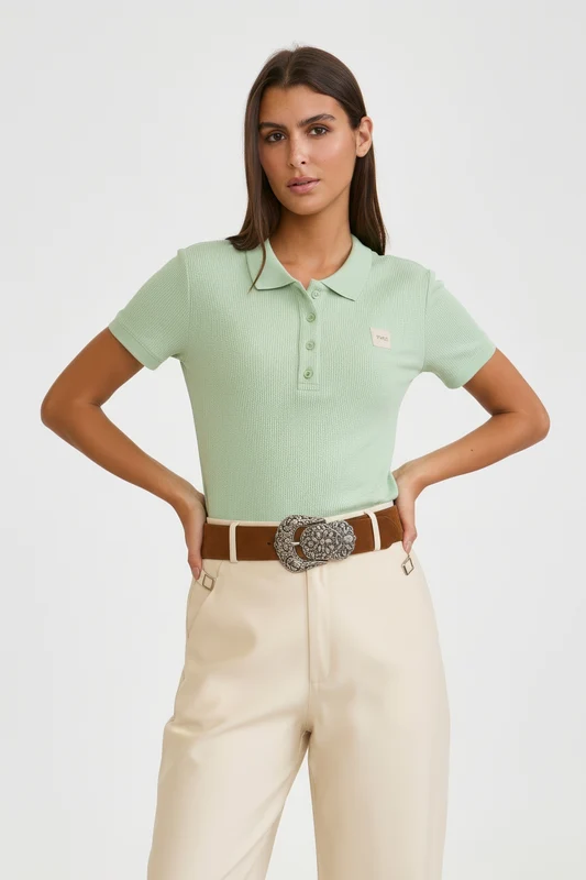 POLO TRICOT 27354 VERDE / M