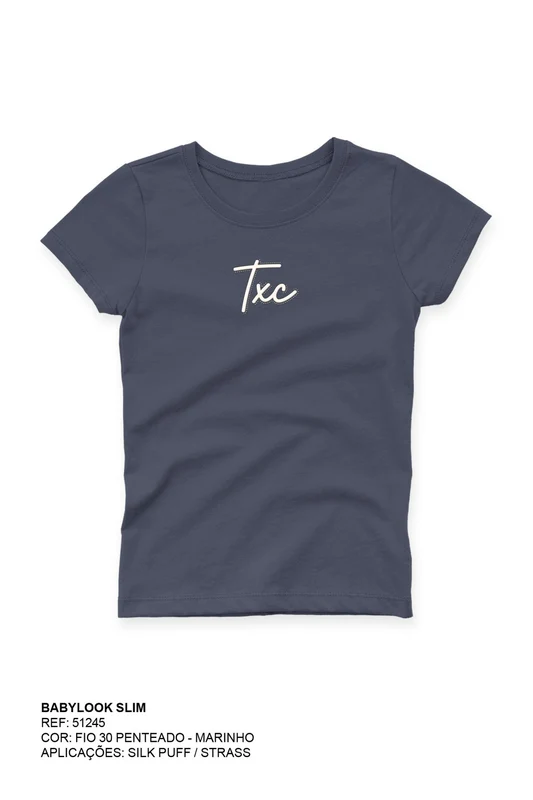 CAMISETA FIO 30 SLIM 51245 MARINHO / P