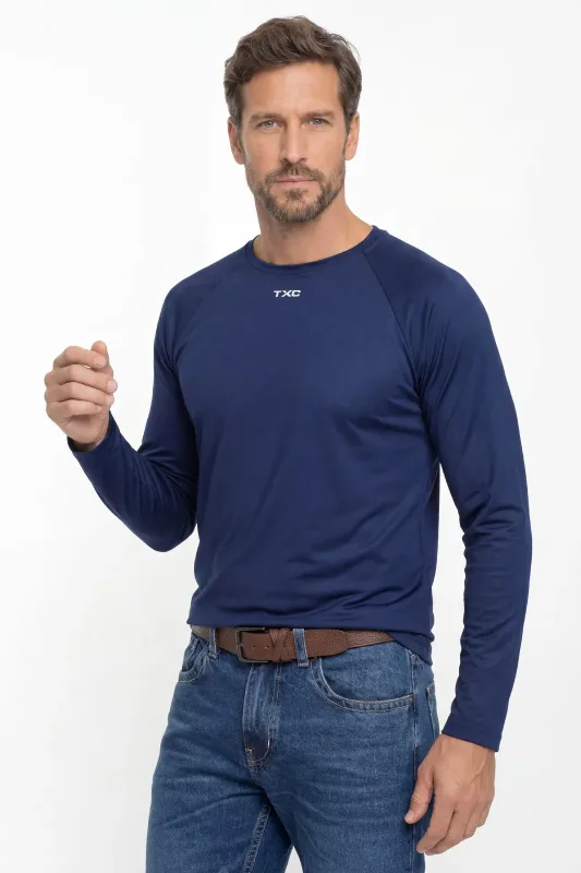 Camiseta Manga Longa Raglan Xsweat