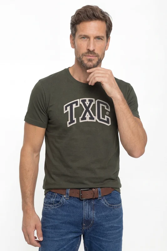 CAMISETA 192728 VERDE MILITAR / GG