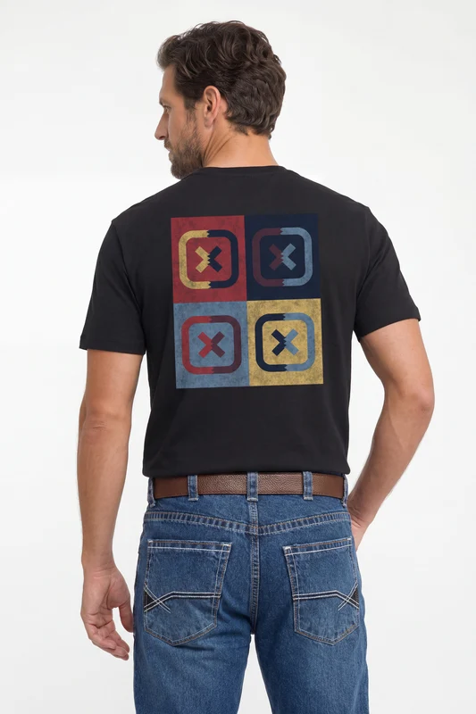 CAMISETA FIO 30 192694 PRETO / GG
