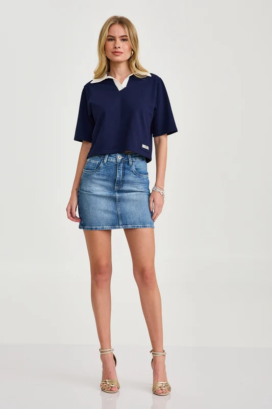 SAIA JEANS CURTA STRETCH 60052S JEANS / 36