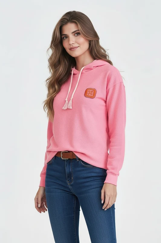 MOLETOM OVERSIZED 9198 ROSA CLARO / P