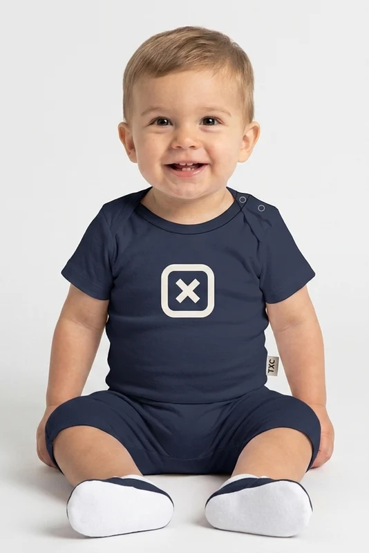 CAMISETA REGULAR 192660I INFANTIL MARINHO / 3M