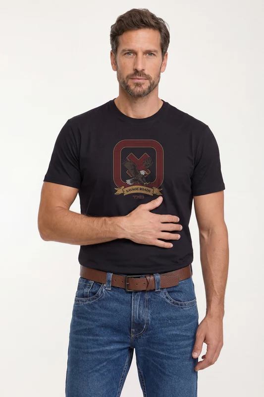 CAMISETA FIO 30 192741 PRETO / P