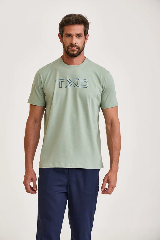 CAMISETA FIO 30 192761 VERDE CLARO / P