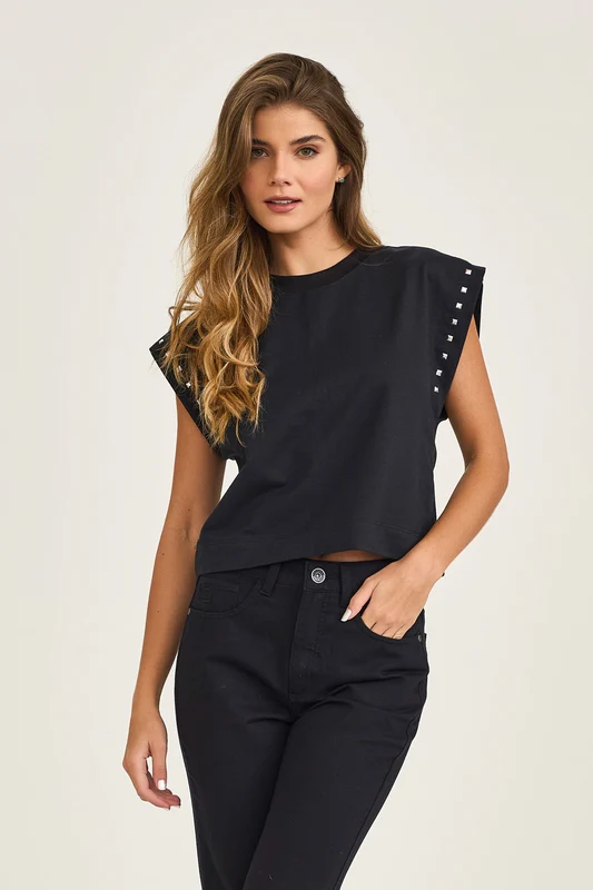 BLUSA MANGA MUSCLE MOLETINHO SKIPER 5103 MARINHO / GG