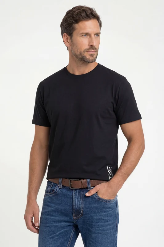 CAMISETA REGULAR FIO 30 192760 PRETO / M