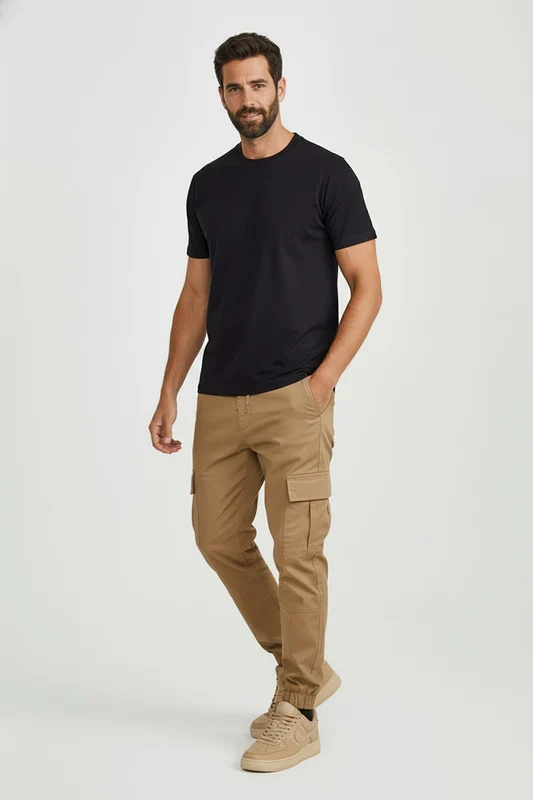 CALCA JOGGER SARJA 18309 KHAKI / 42