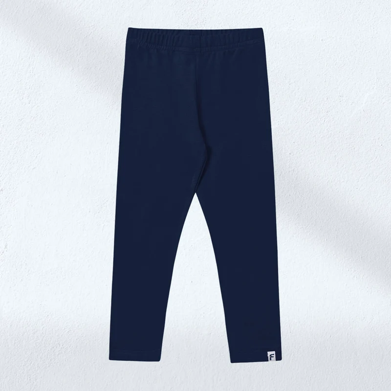 Calça Legging Básica Marinho Fakini – Feminina 10 / Menina